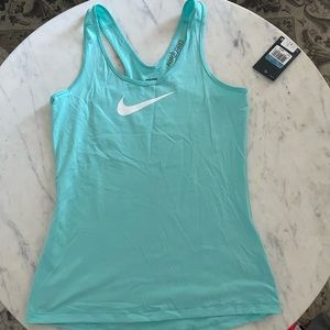 Nike Pro Tank Teal Womens M